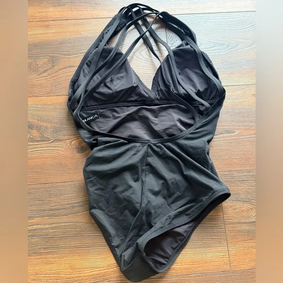 La Blanca Black Studded One-Piece Swimsuit - Picture 7 of 10